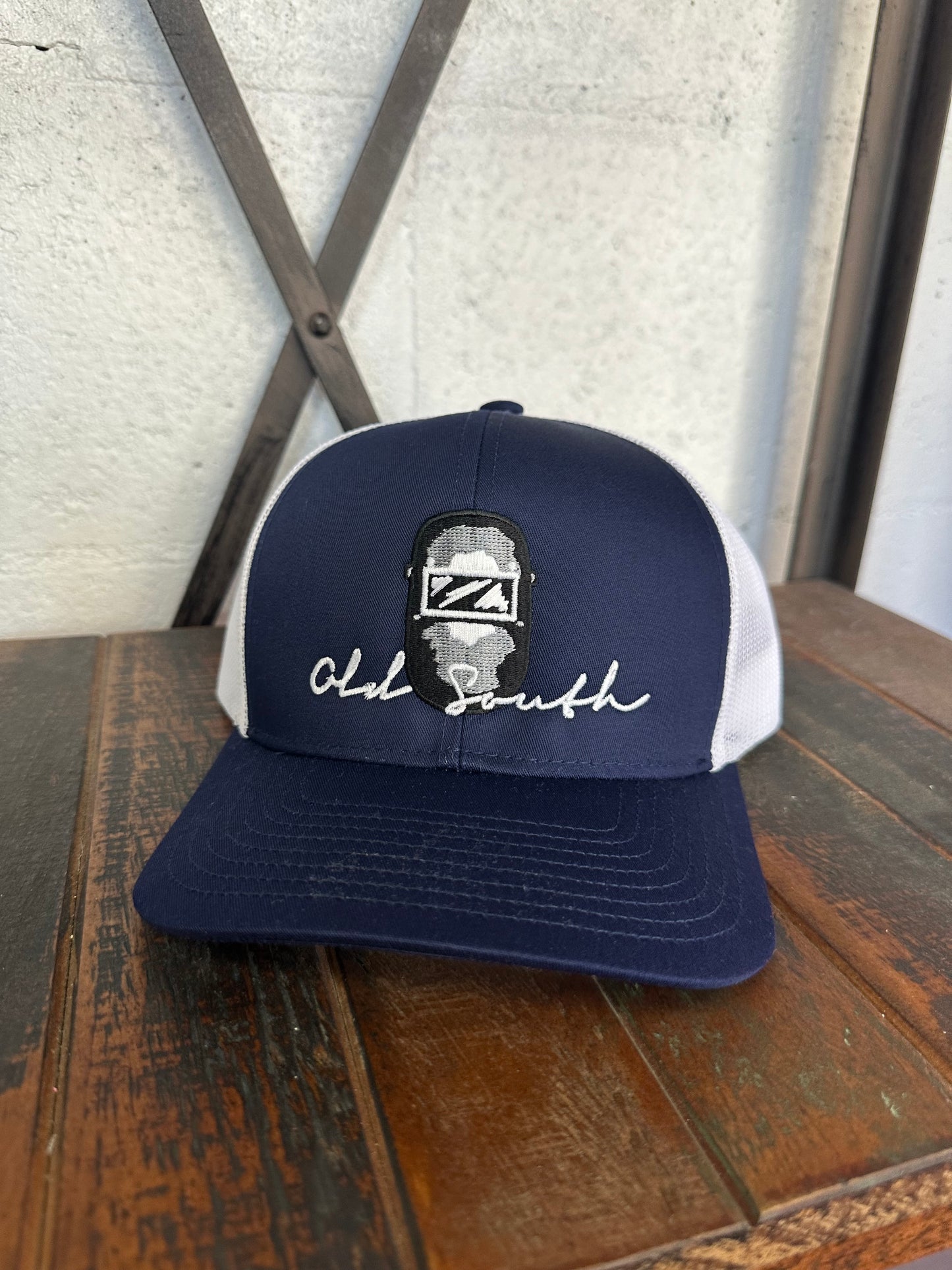 Welder Trucker Hat - Navy & White