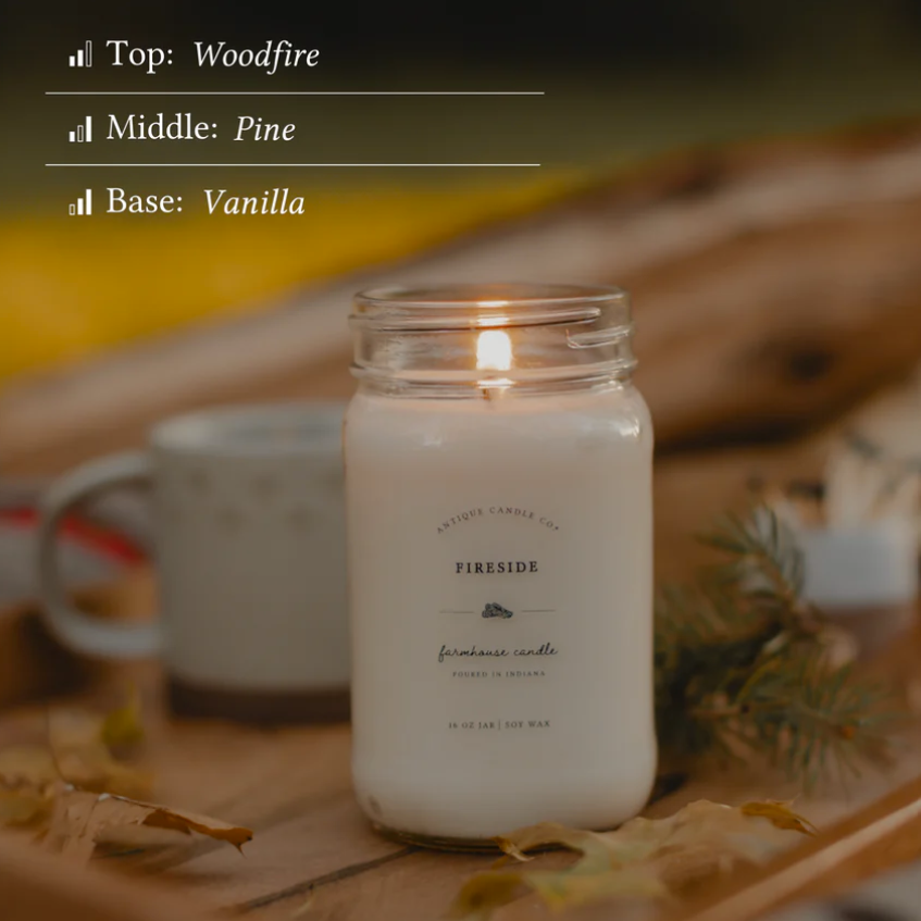 Fireside 16 oz candle