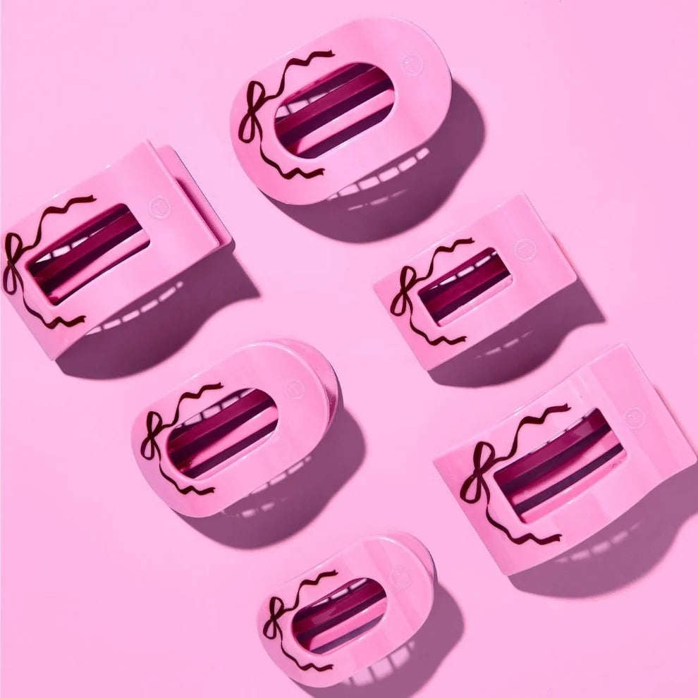 Just Add A Bow Flat Rectangle Hair Clip