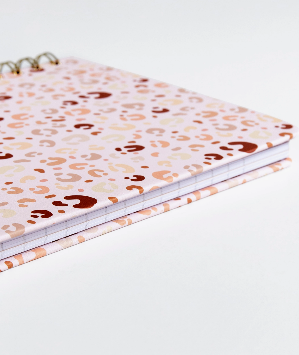 Leopard Print Spiral Notebook
