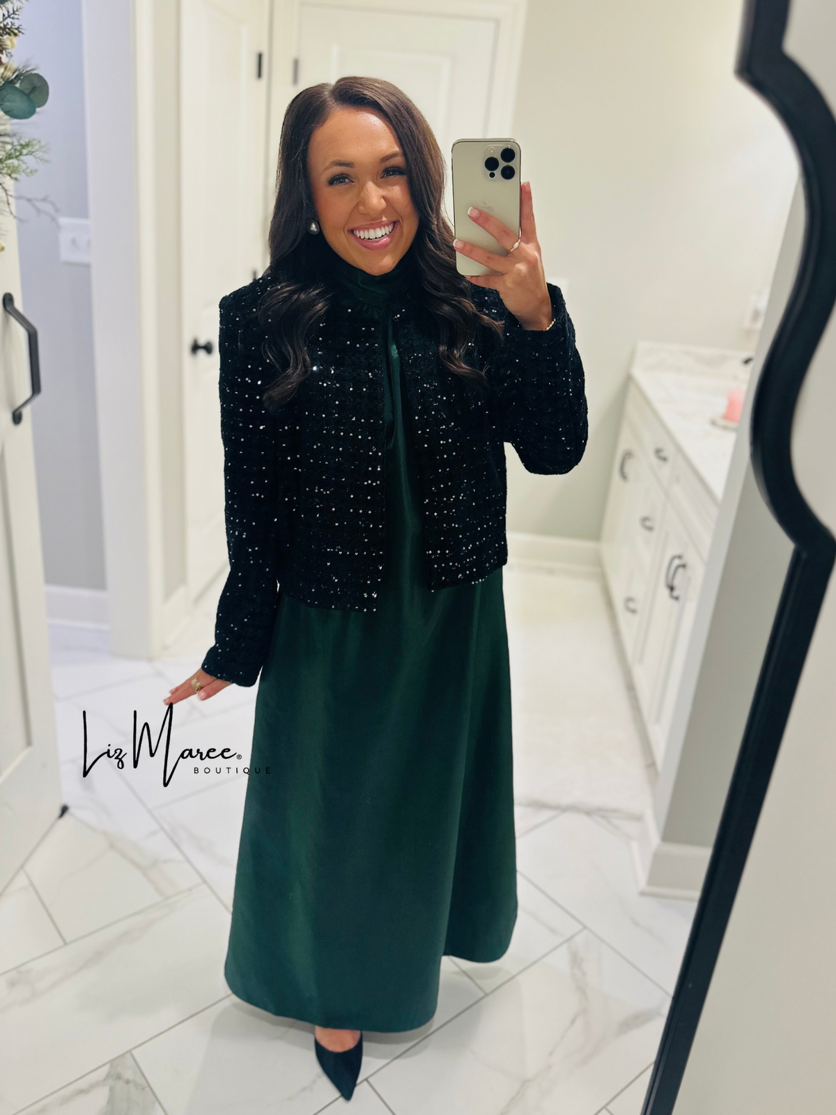 The Joy Black Tweed Jacket