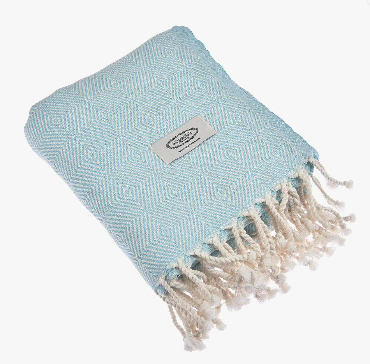 Turquoise Cotton Throw