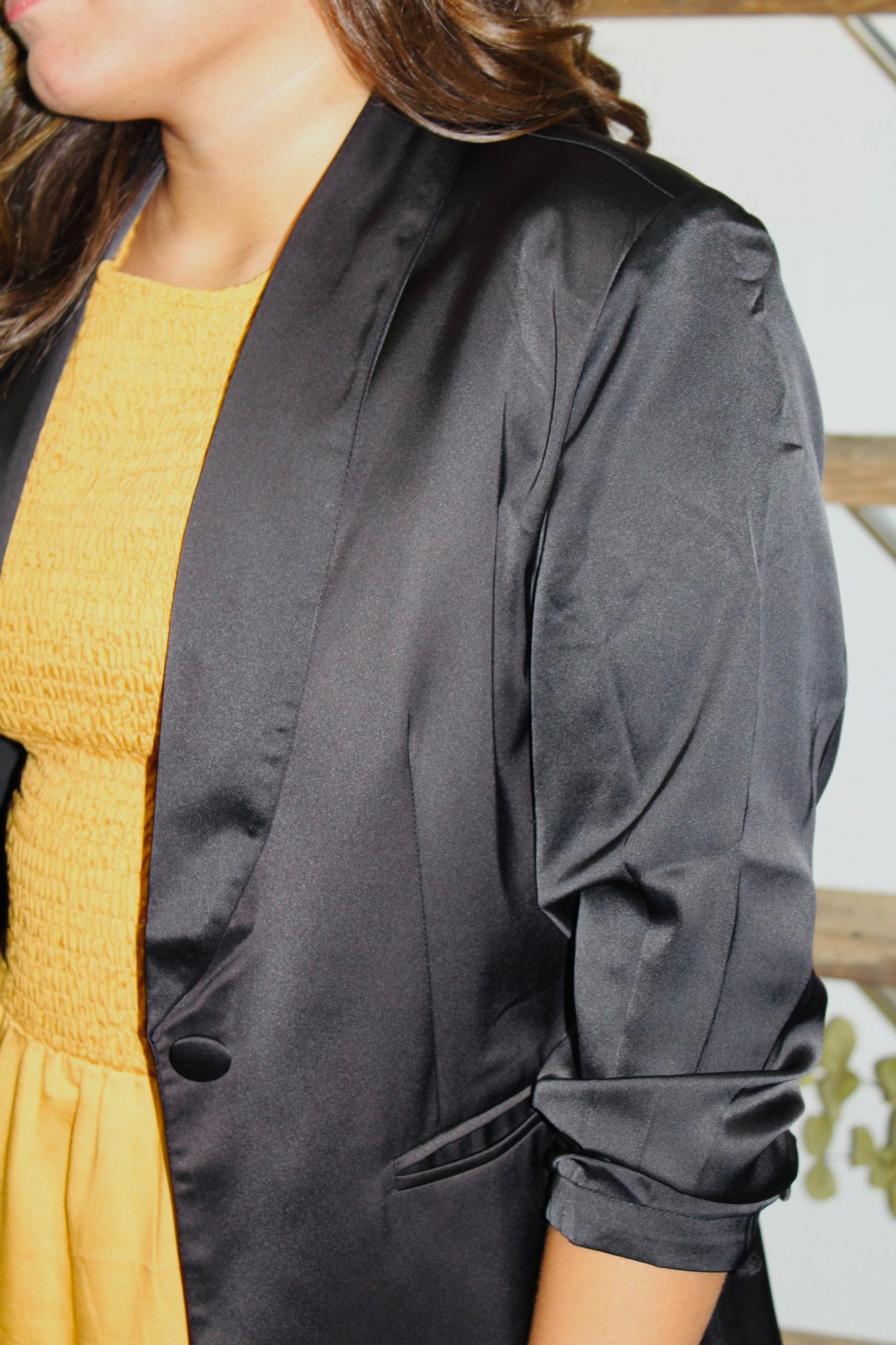 Black Collared Blazer