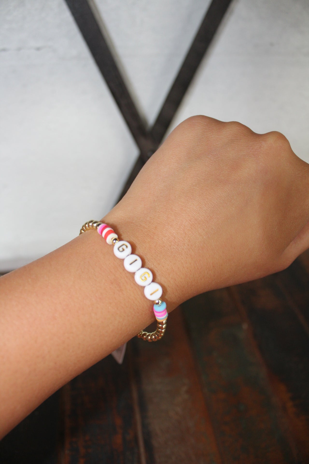 Gigi Gold Beaded Bracelet