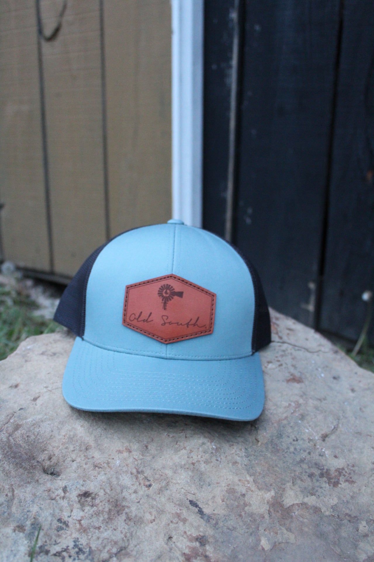 Signature Leather Patch Trucker Hat