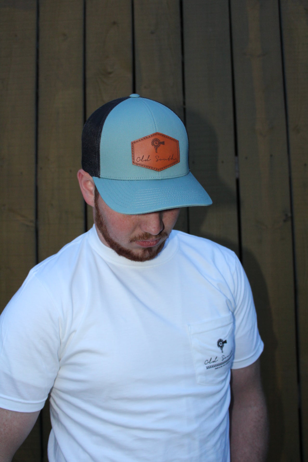 Signature Leather Patch Trucker Hat