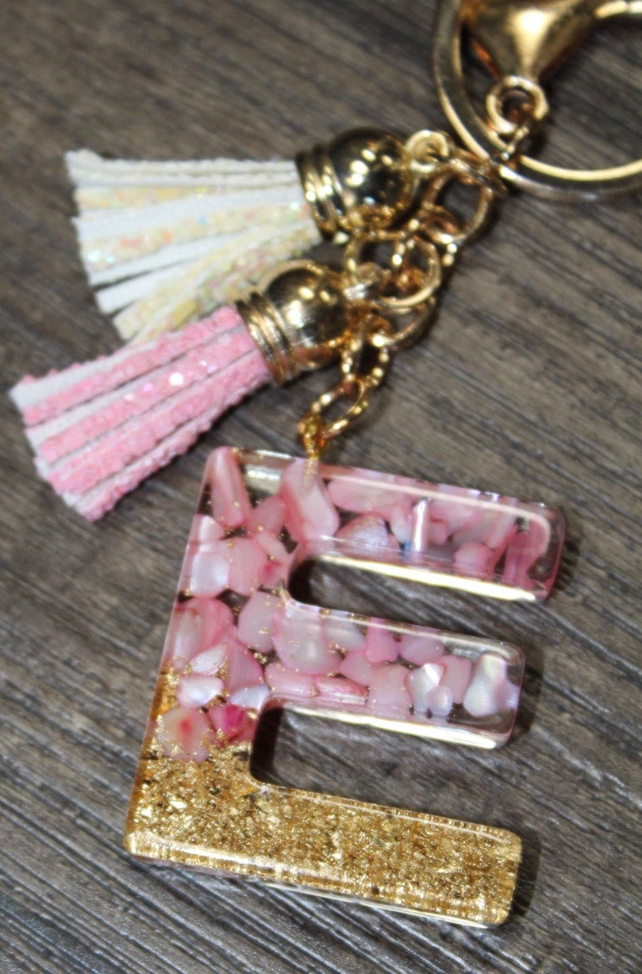 Letter Initial Keychain