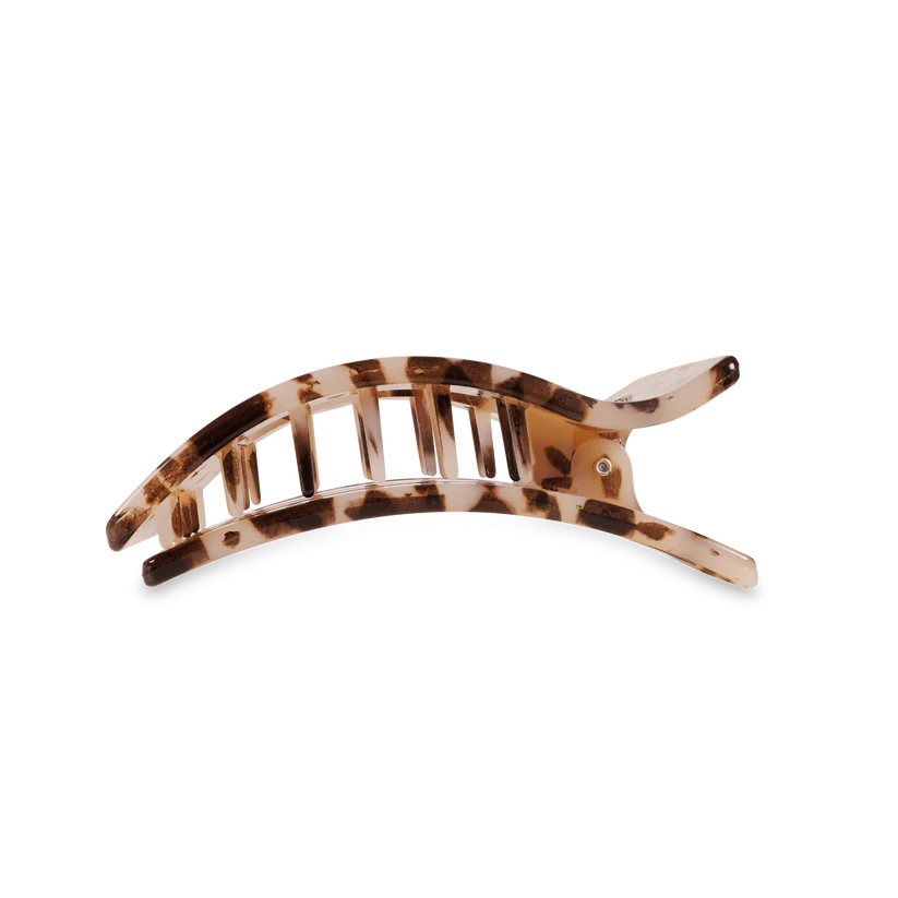 Blonde Tortoise Rectangle Flat Hair Clip