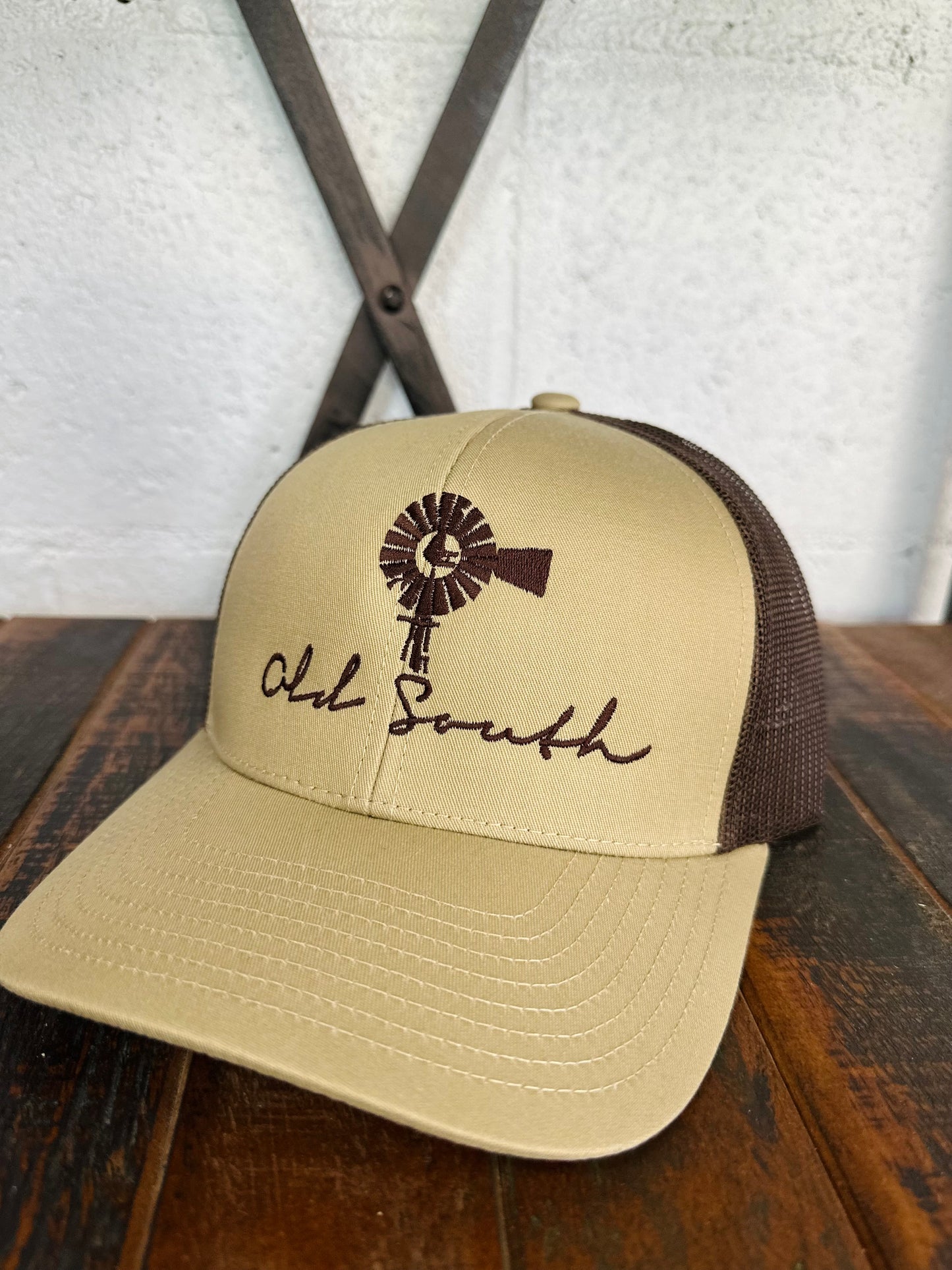 Classic Logo Trucker Hat - Khaki / Brown