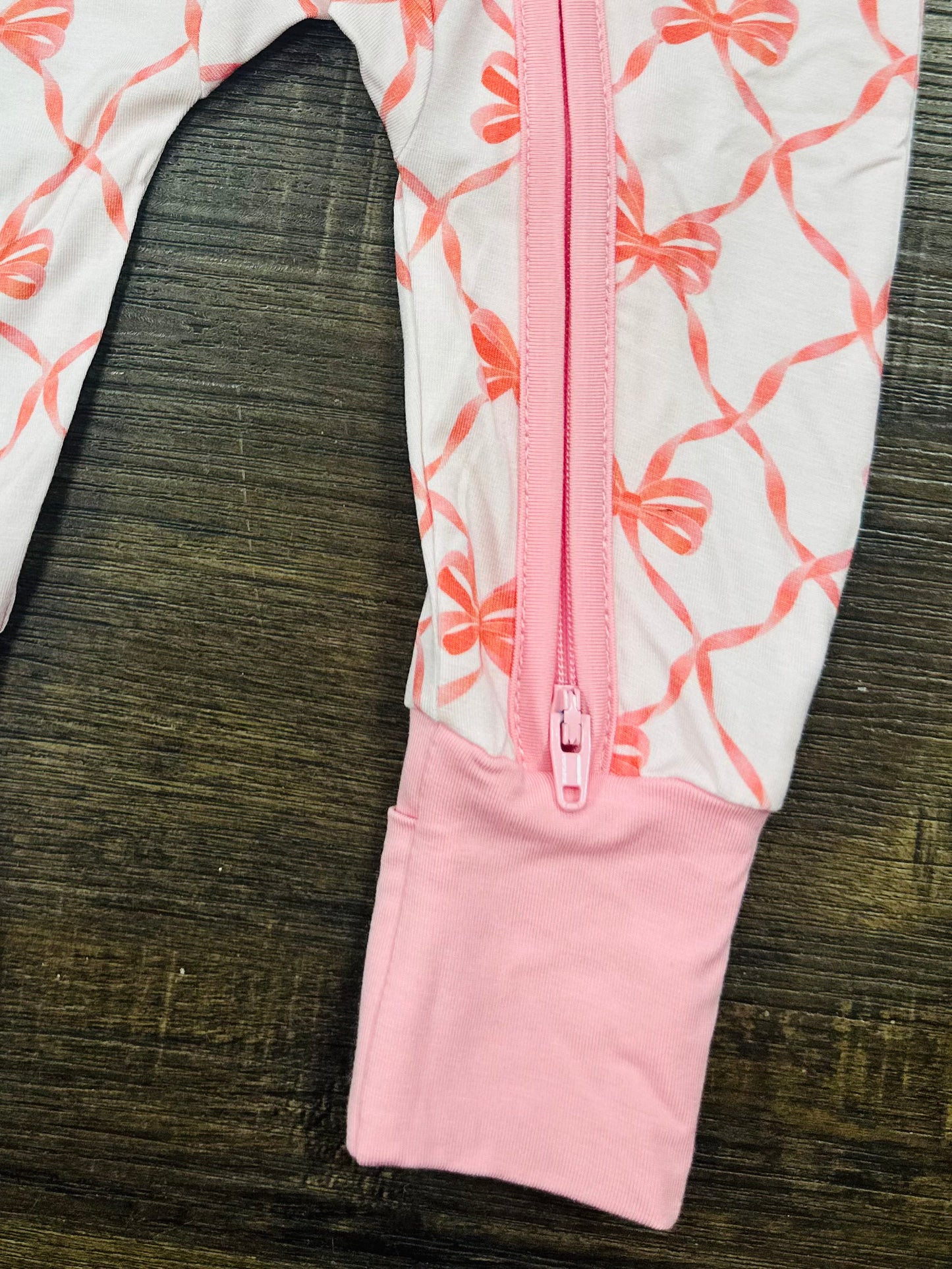 The Pink Beautiful Bow Bamboo Pajama