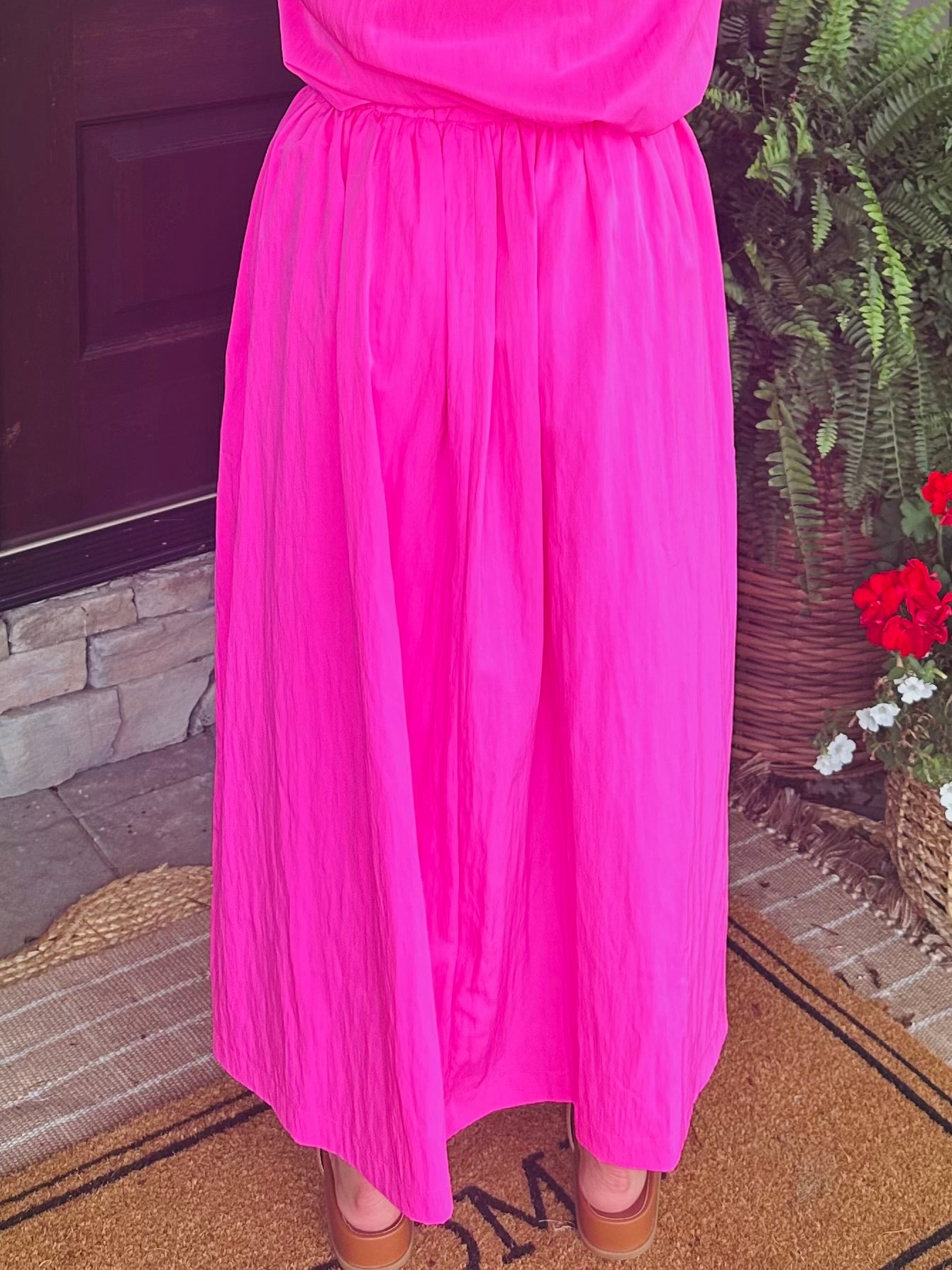 The Rosie Pink Top + Skirt Set