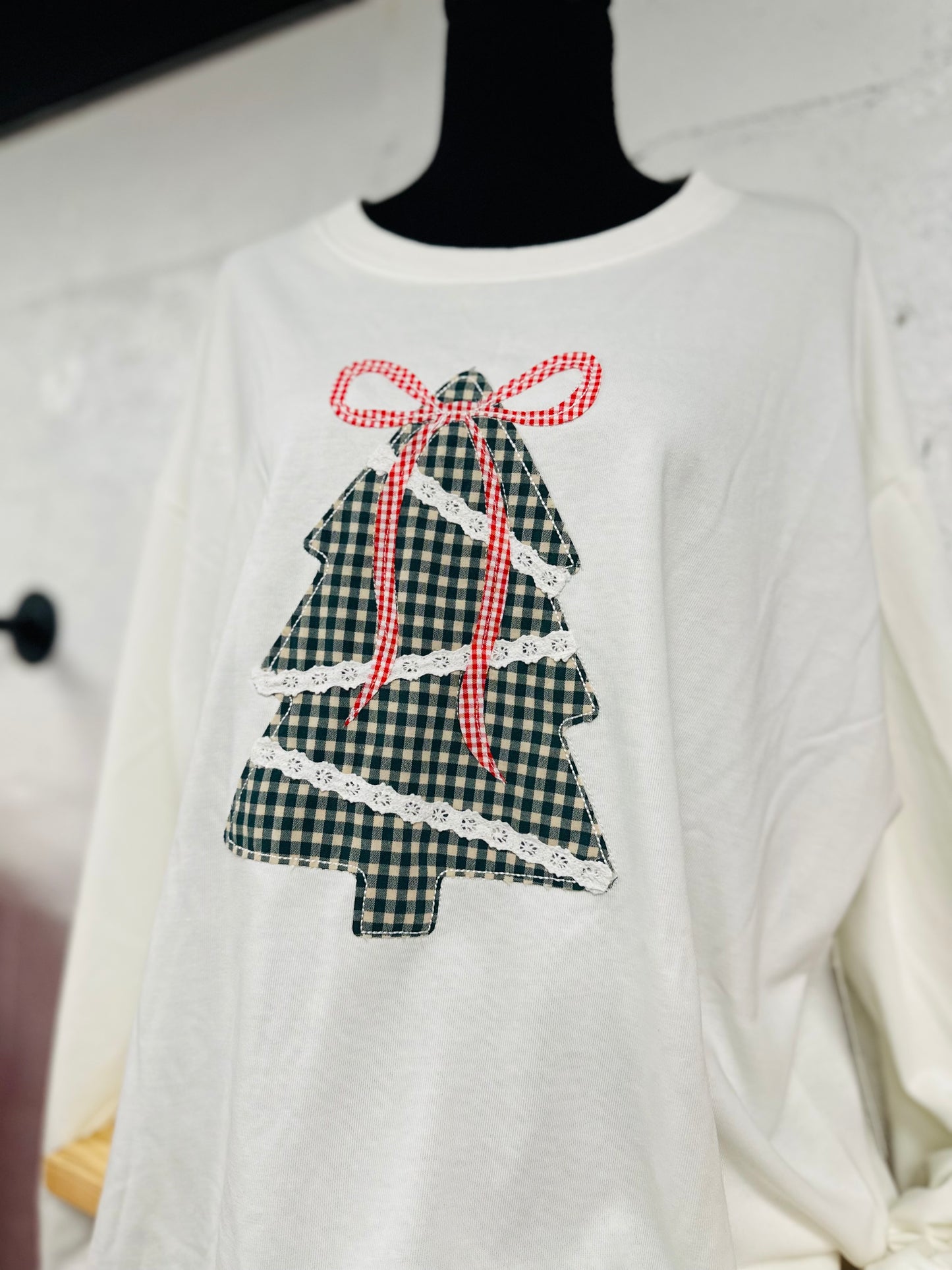 The Christmas Tree Plaid Sweatshirt