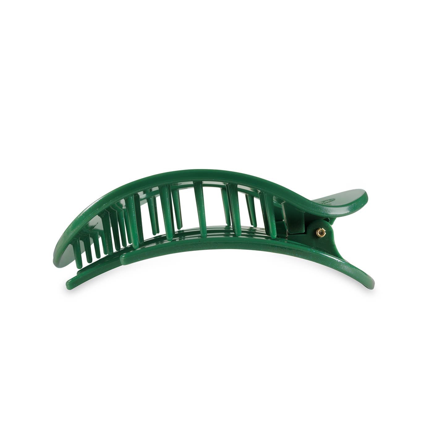 Mistletoe Green Round Flat Hair Clip