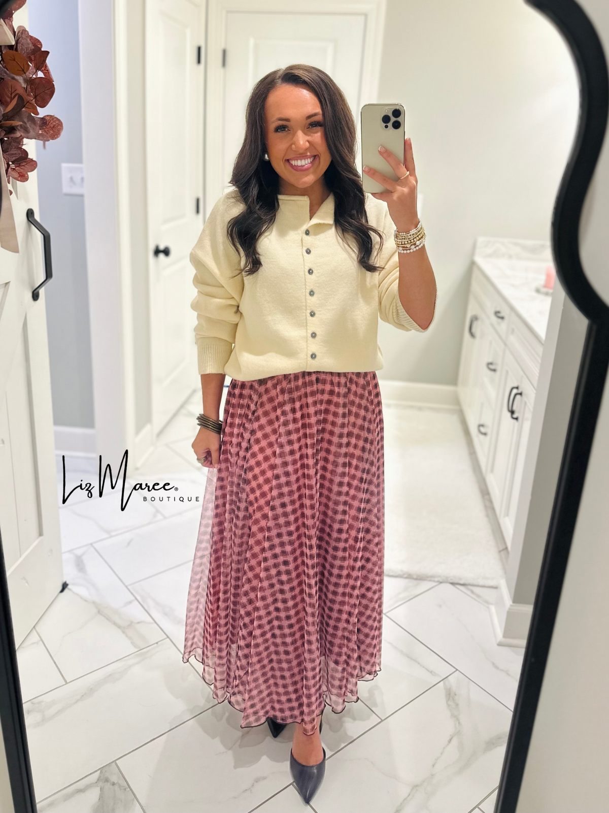 The Myra Cream Piper Cardigan
