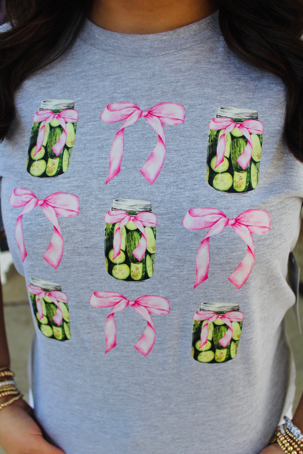 Pickles & Coquette Bow Graphic Tee