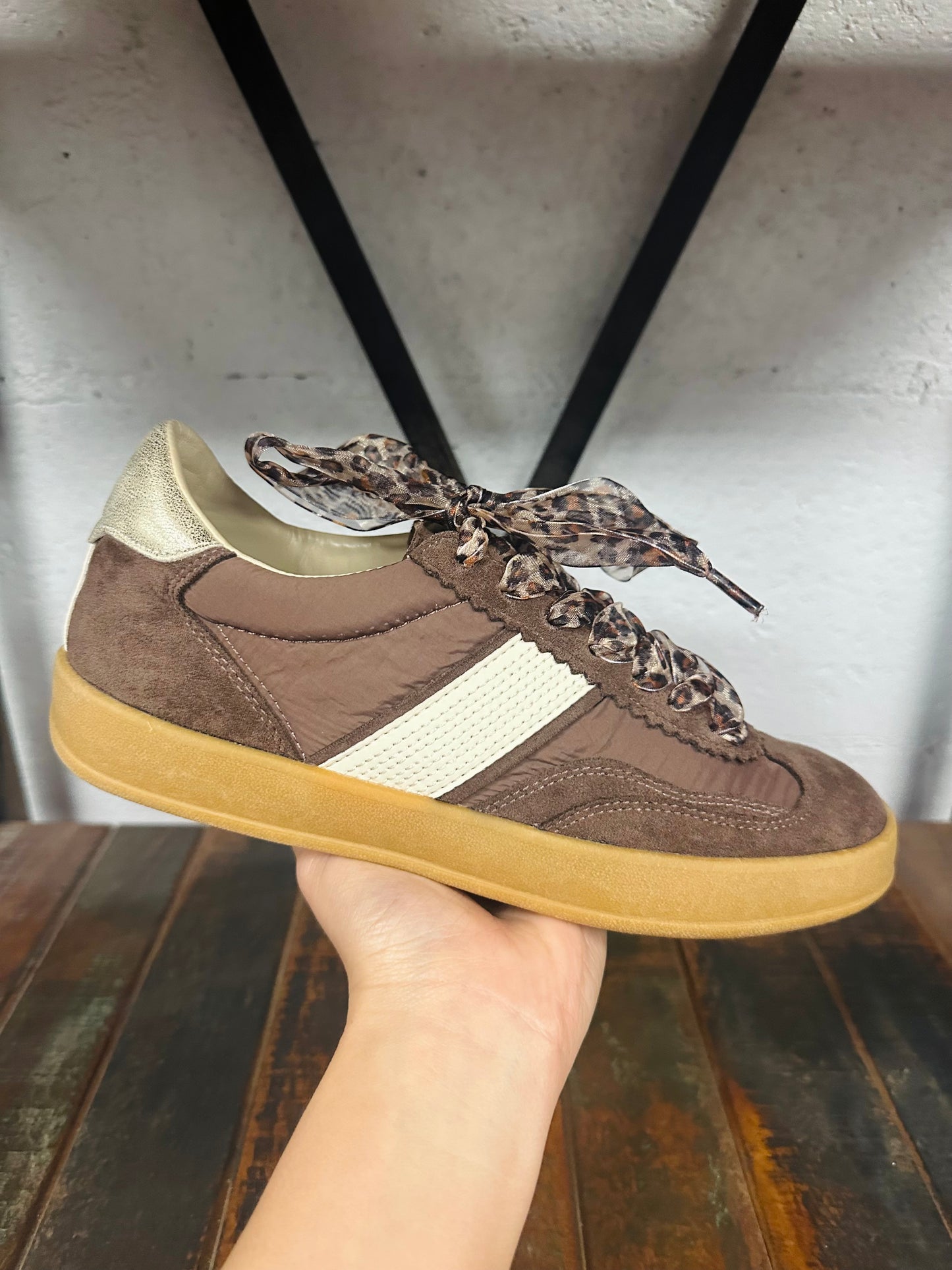 The Dixie Coffee Suede Sneaker