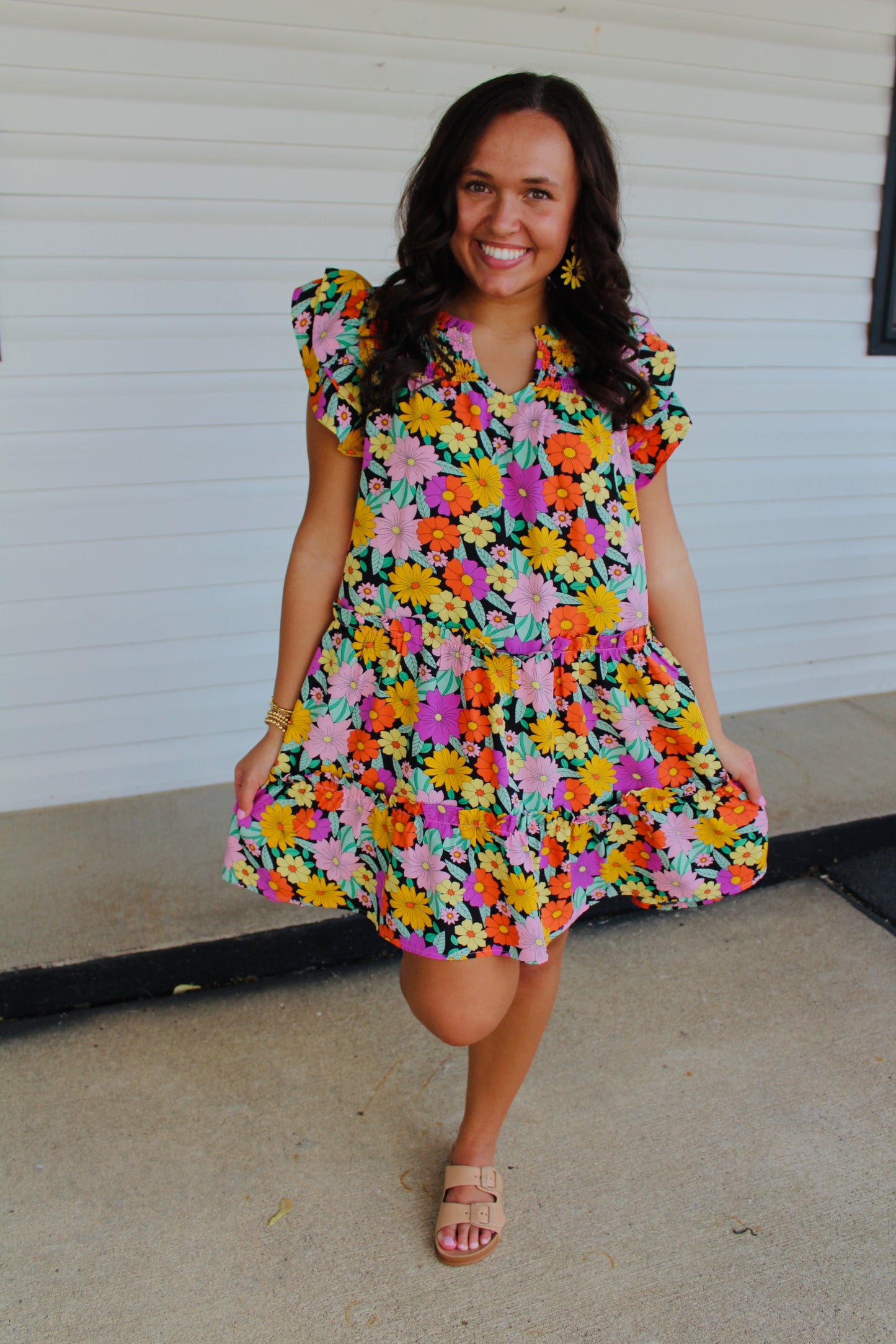 The Cassie Floral Print Dress