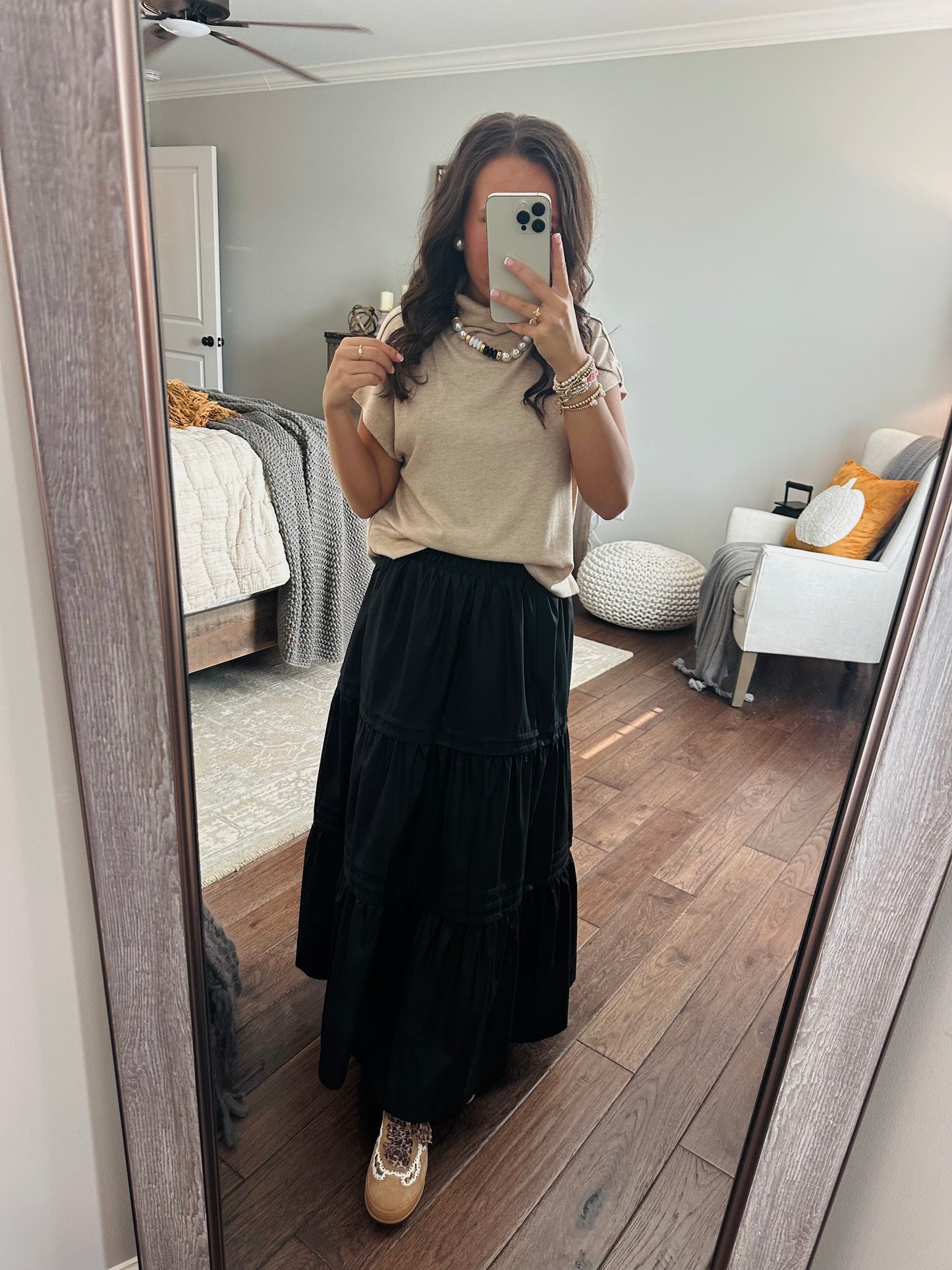 The Gabi Oatmeal Top