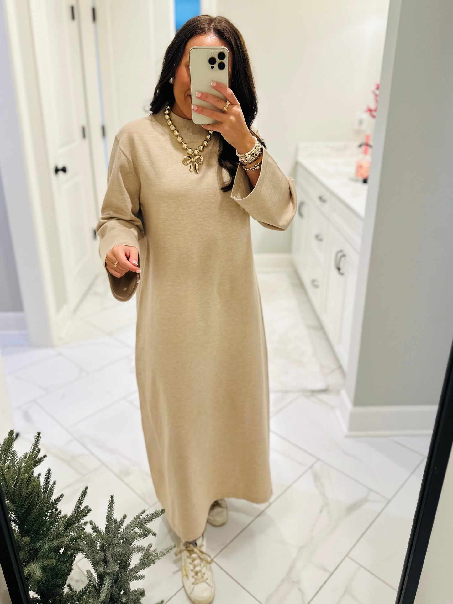 The Sand Sweater Midi Dress