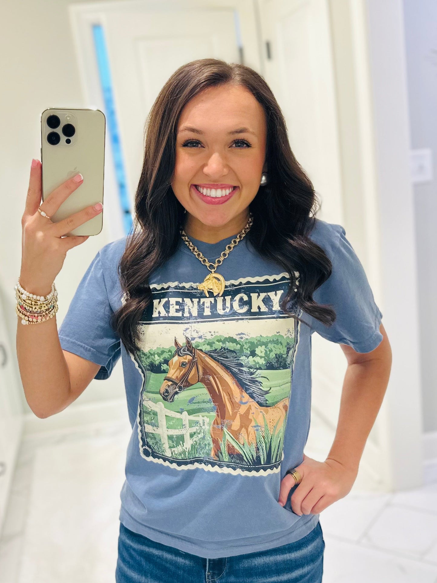 The Kentucky Vintage Horse Stamp Tee
