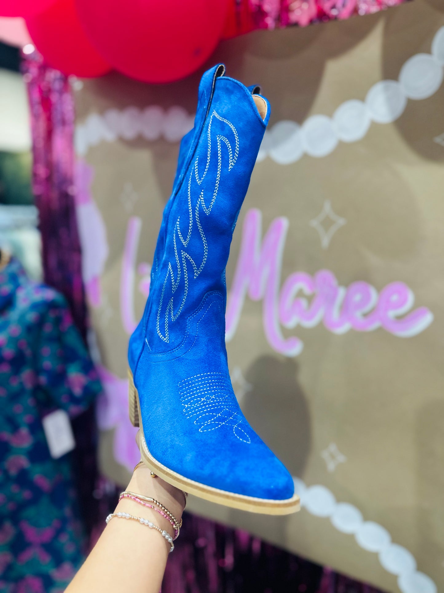 The Odelia Cobalt Blue Boot