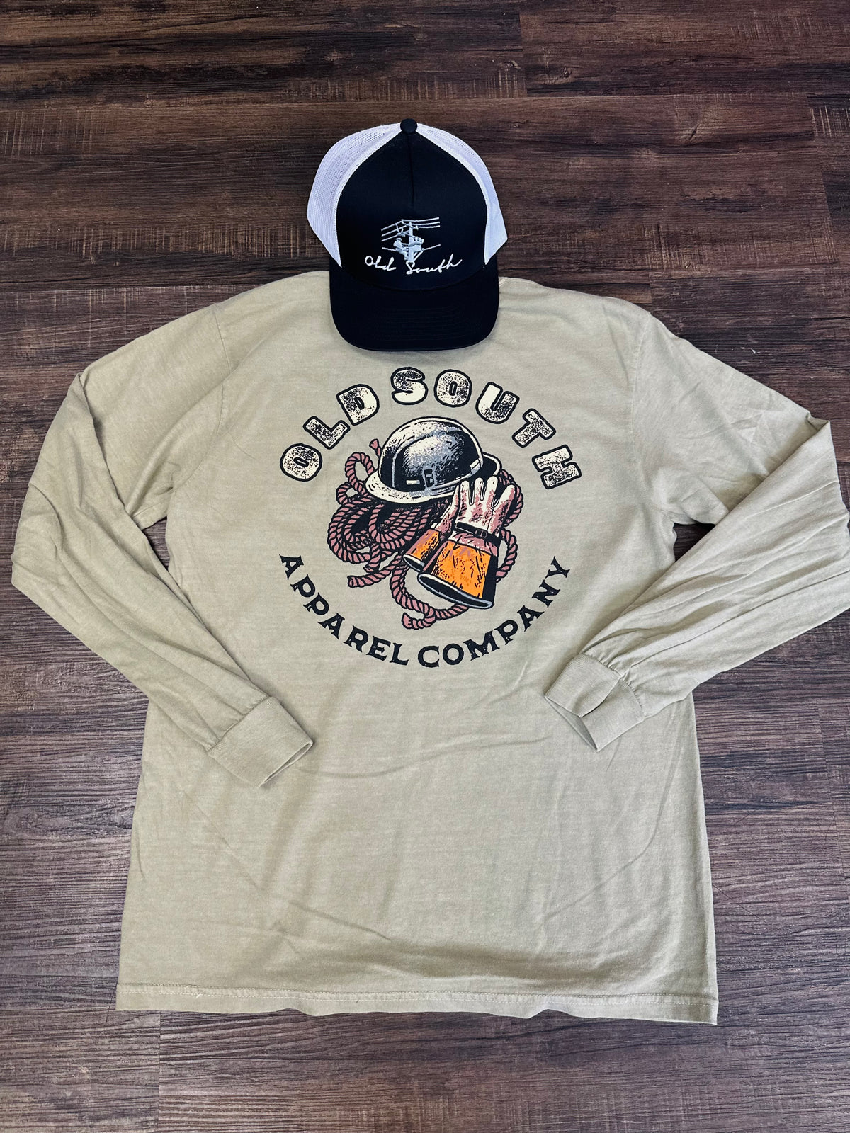 Lineman Electrical Gloves Long Sleeve Tee