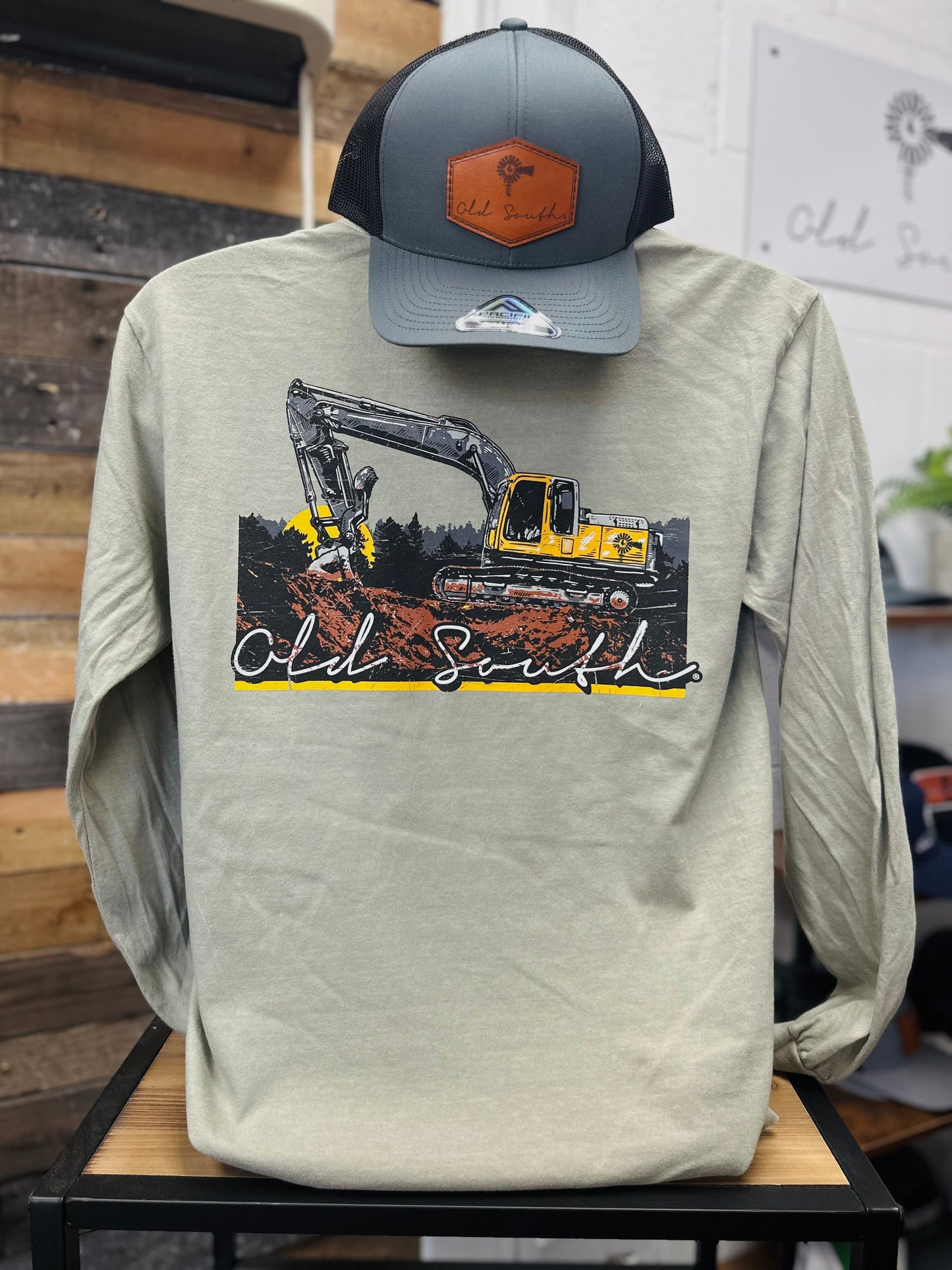 Trackhoe Long Sleeve Tee