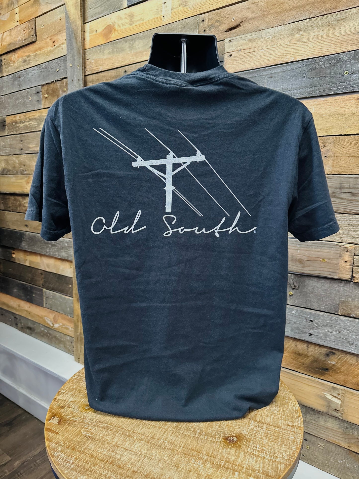 Lineman Pole Black Tee