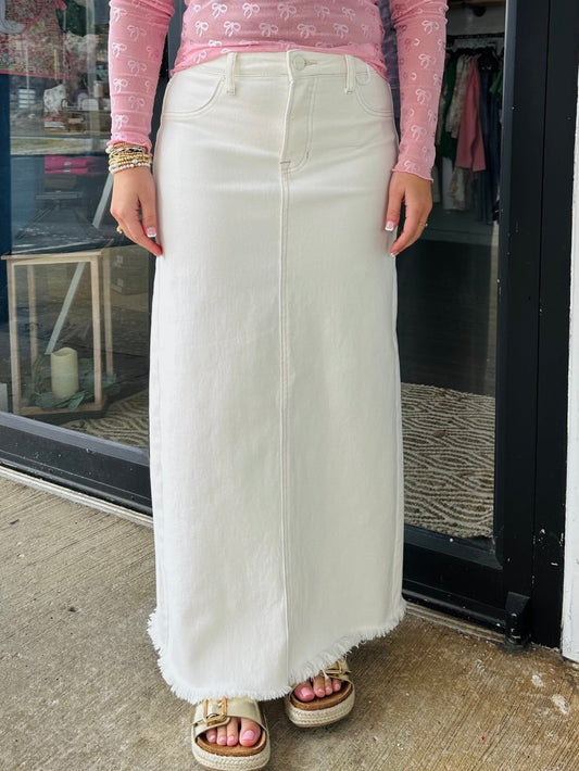 The Cream High Rise Maxi Skirt