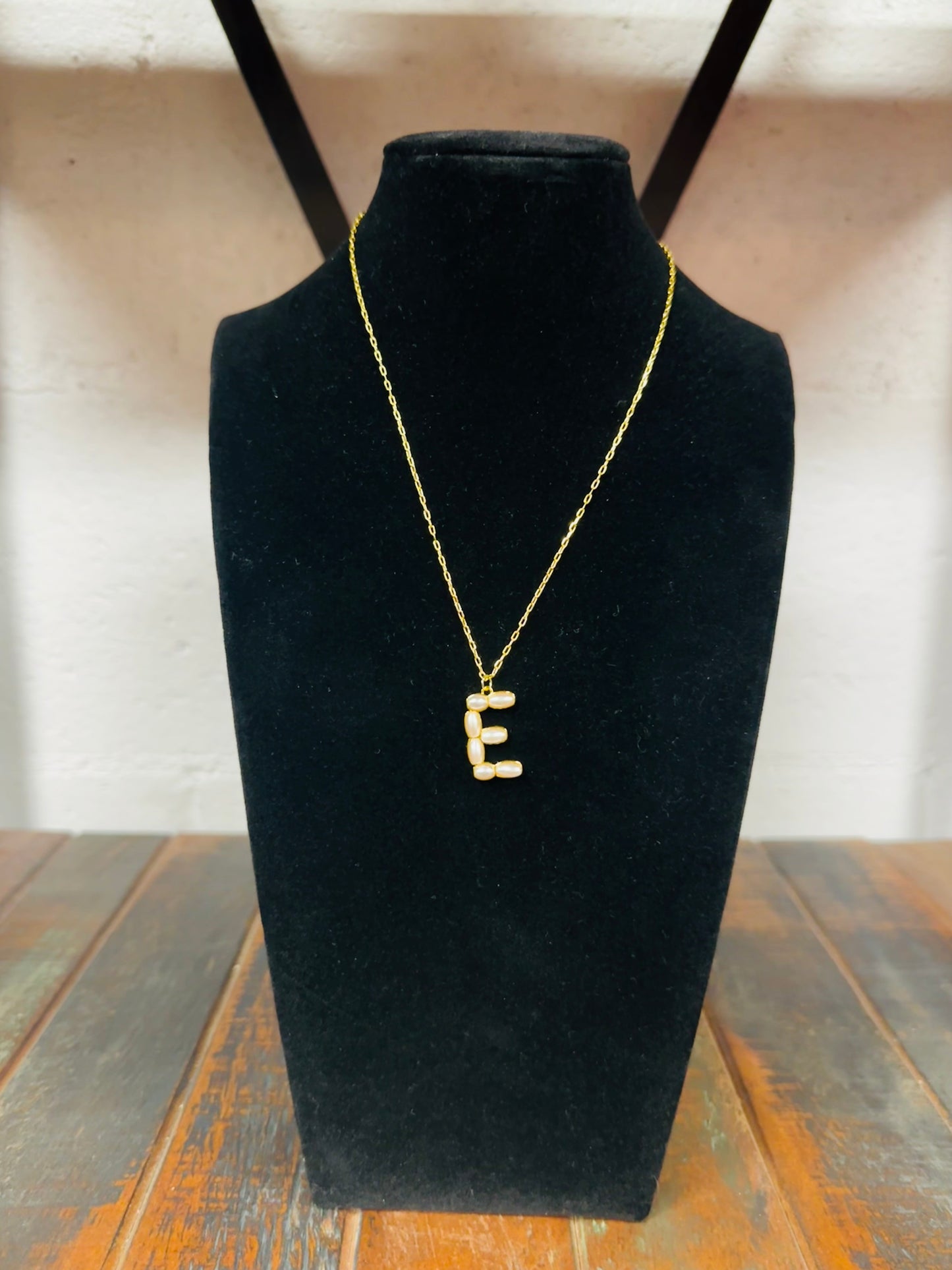 The Pearl Initial Pendant Necklace