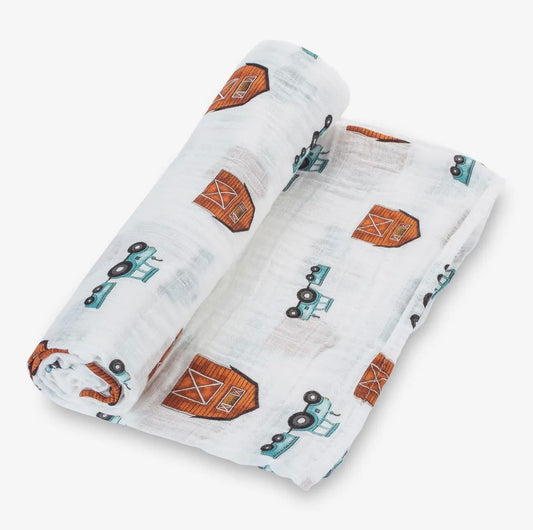 The Farm Muslin Swaddle Blanket