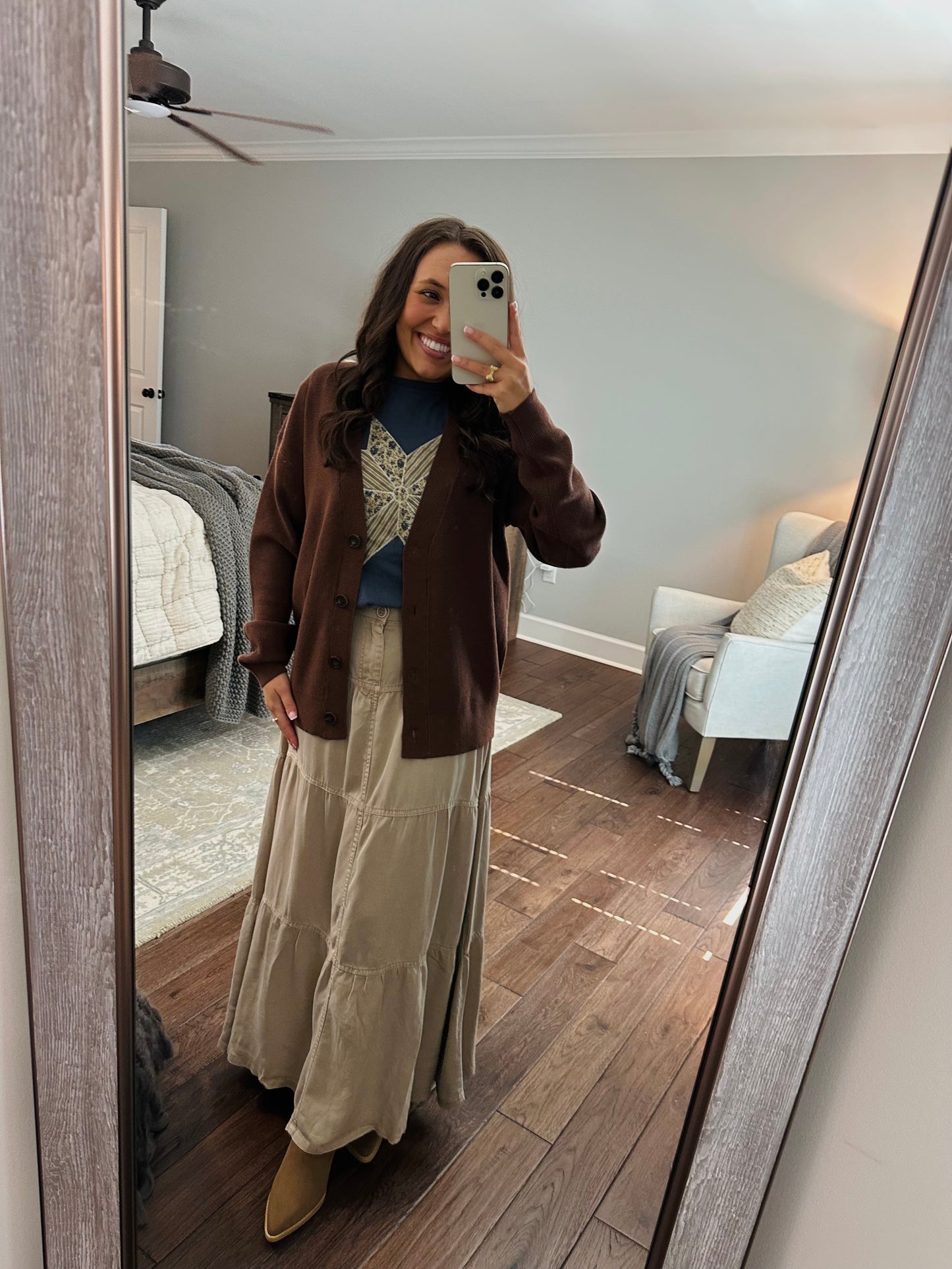 Let's Get Cozy Brown Cardigan