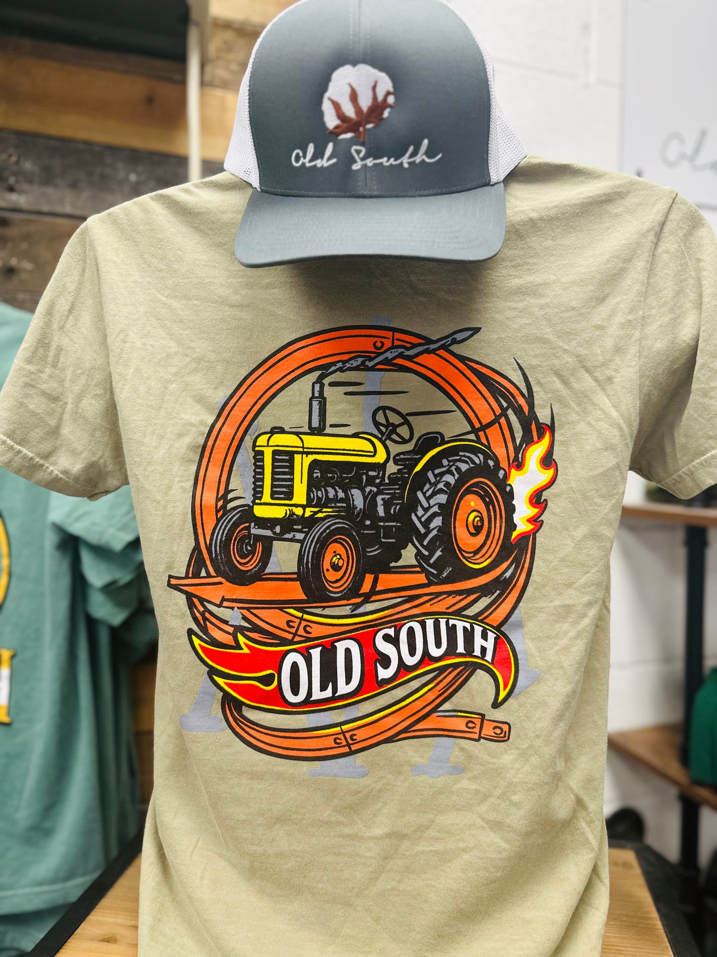 Tractor Wheels Short Sleeve Tee