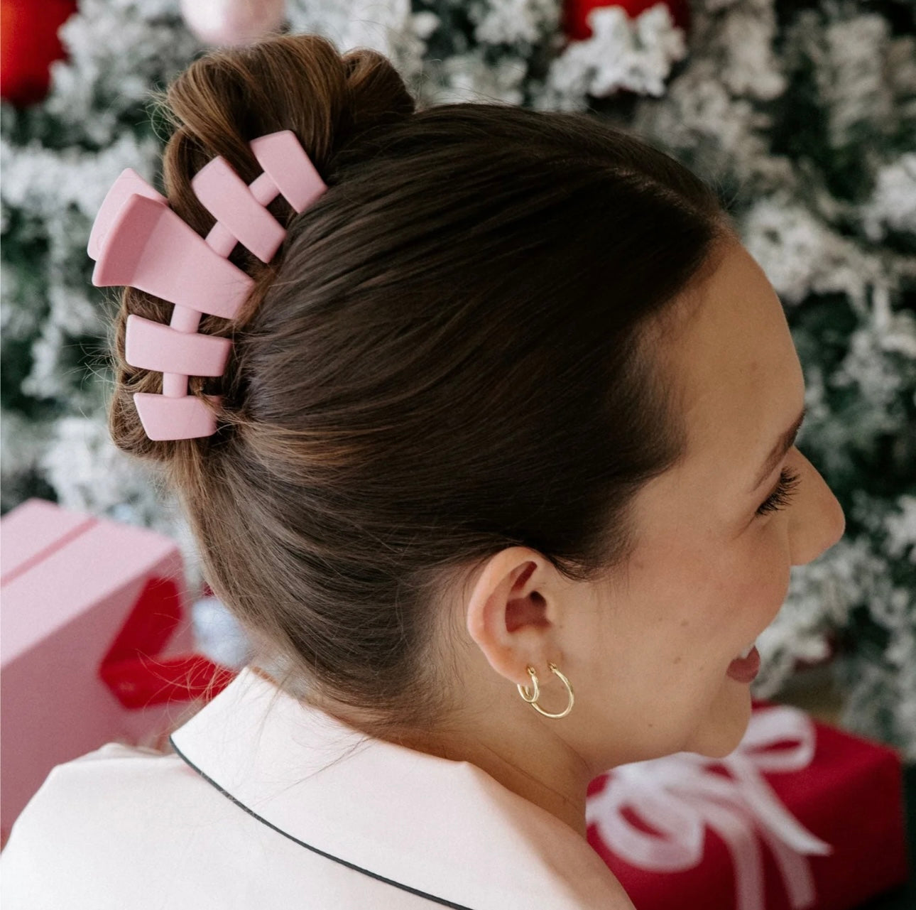 Classic Merry Pinkmas Hair Clip