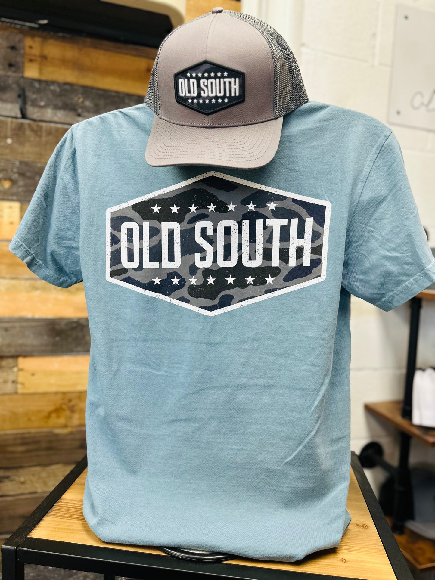 Blackout Camo Logo Short Sleeve Tee