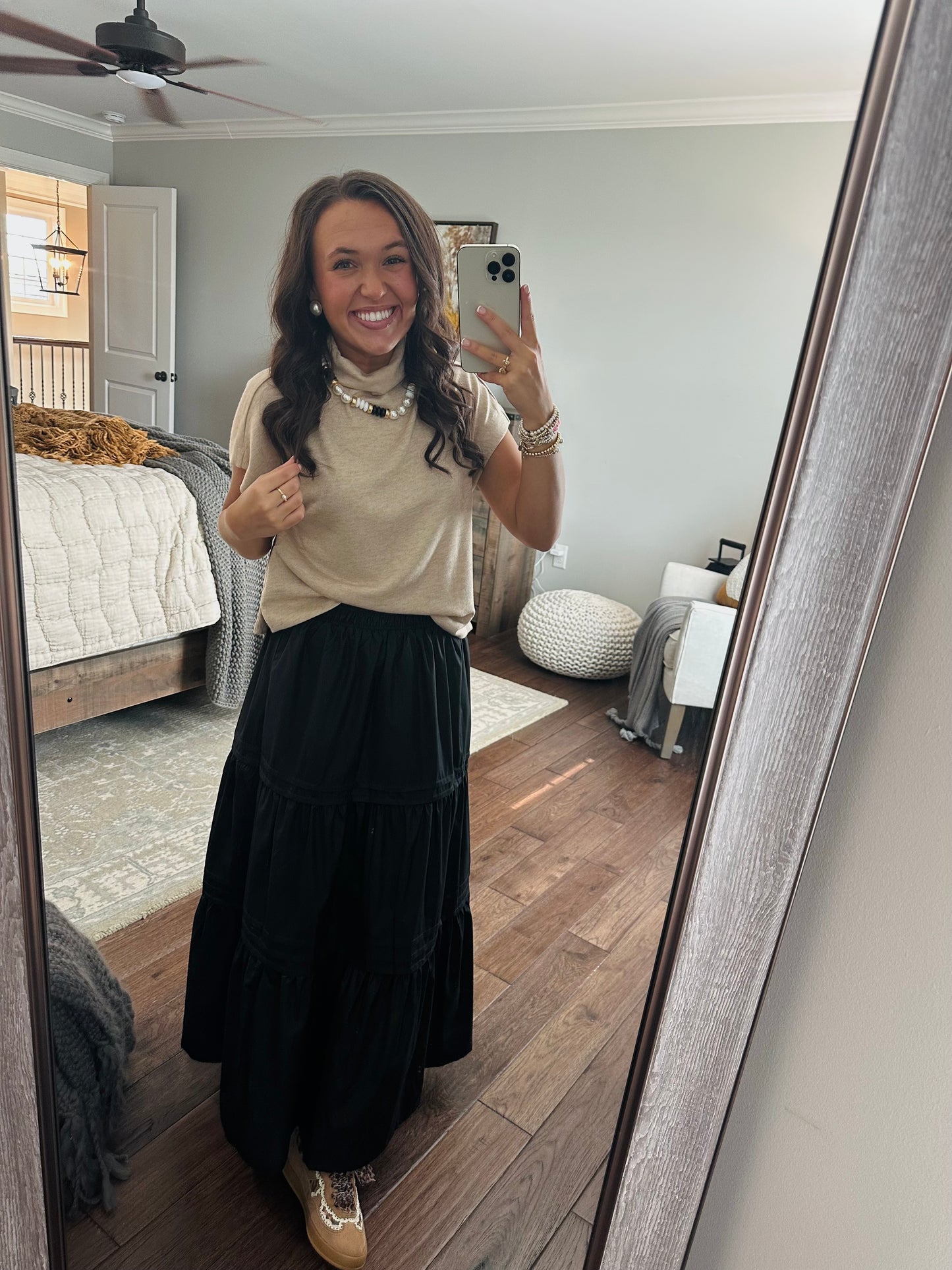 The Gabi Oatmeal Top