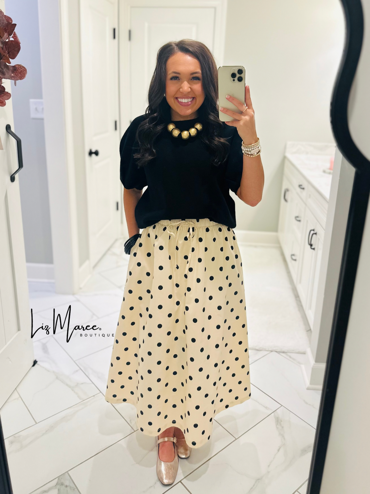 The Melanie Black Sweater Top