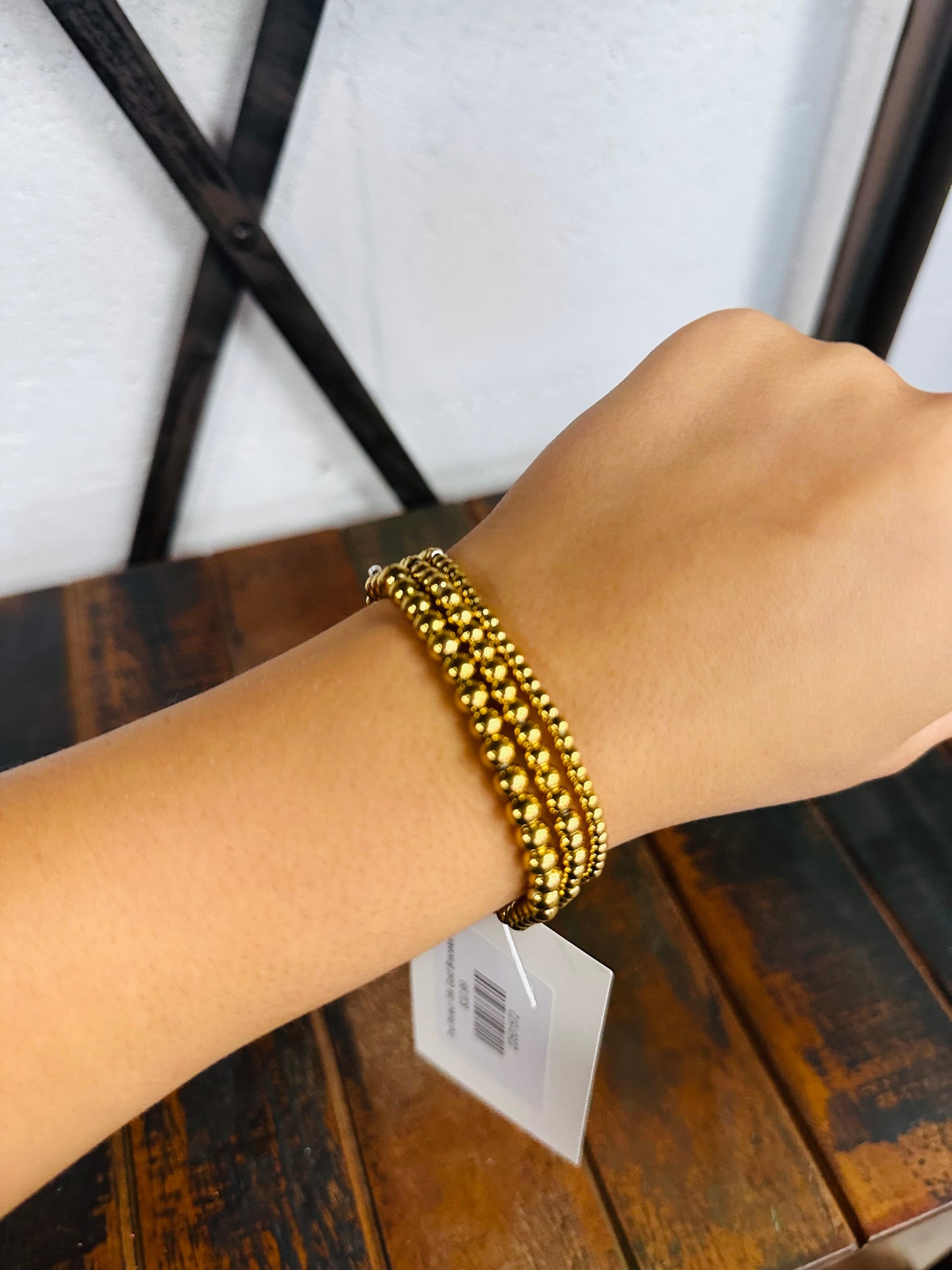 The Perfect 18k Gold Bracelet Set