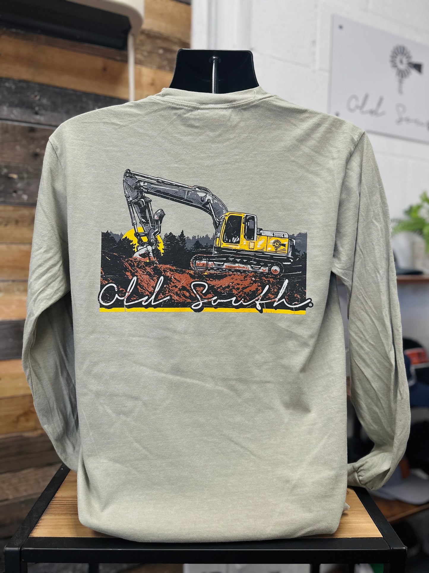 Trackhoe Long Sleeve Tee