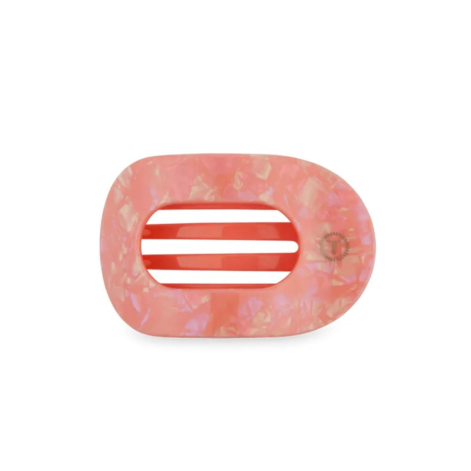 Dreamsicle Flat Round Hair Clip
