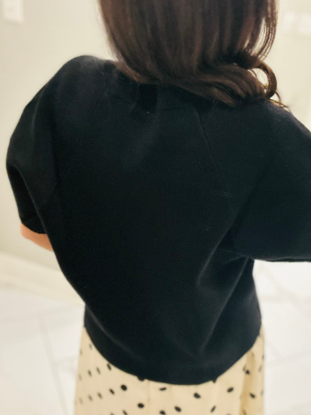 The Melanie Black Sweater Top