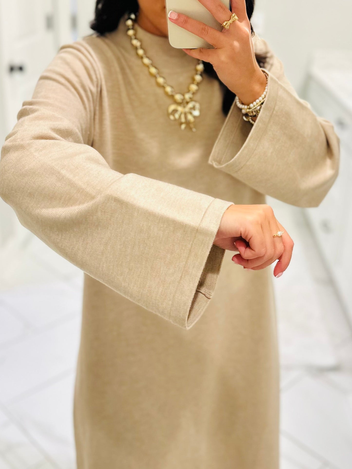 The Sand Sweater Midi Dress