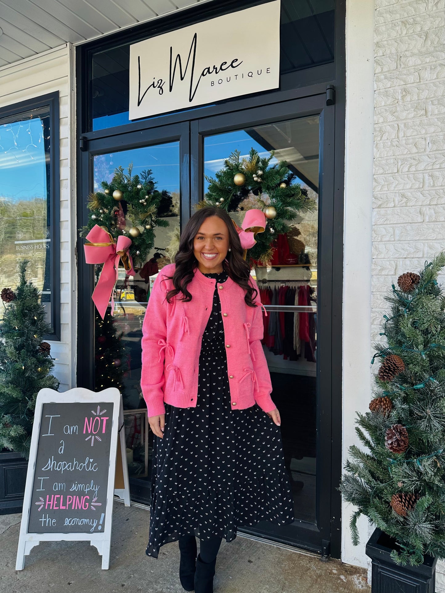 The Rose Ribbon Bow Cardigan