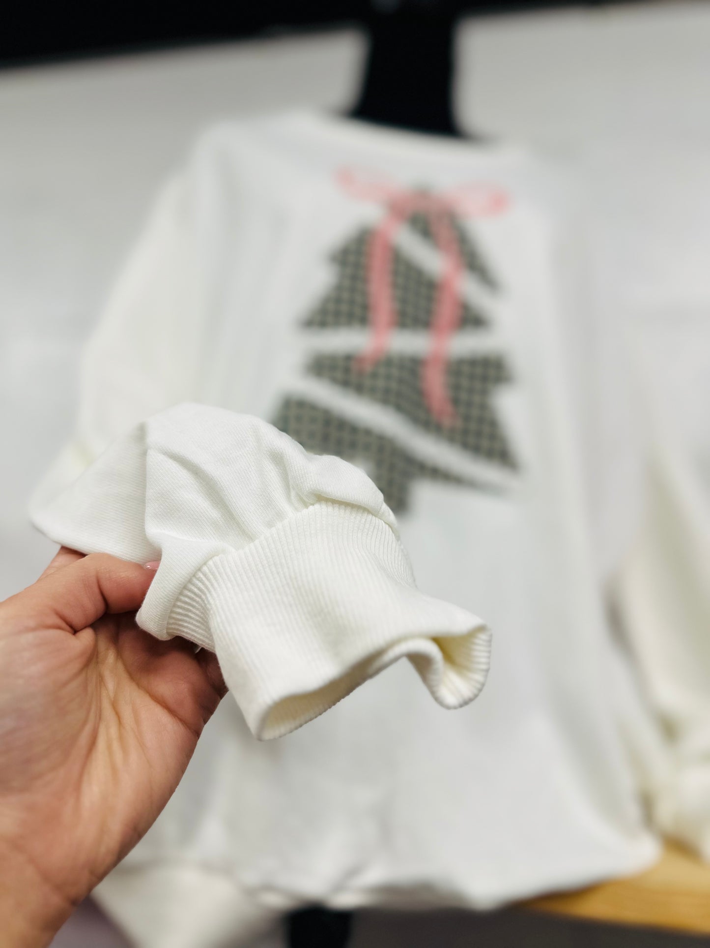 The Christmas Tree Plaid Sweatshirt