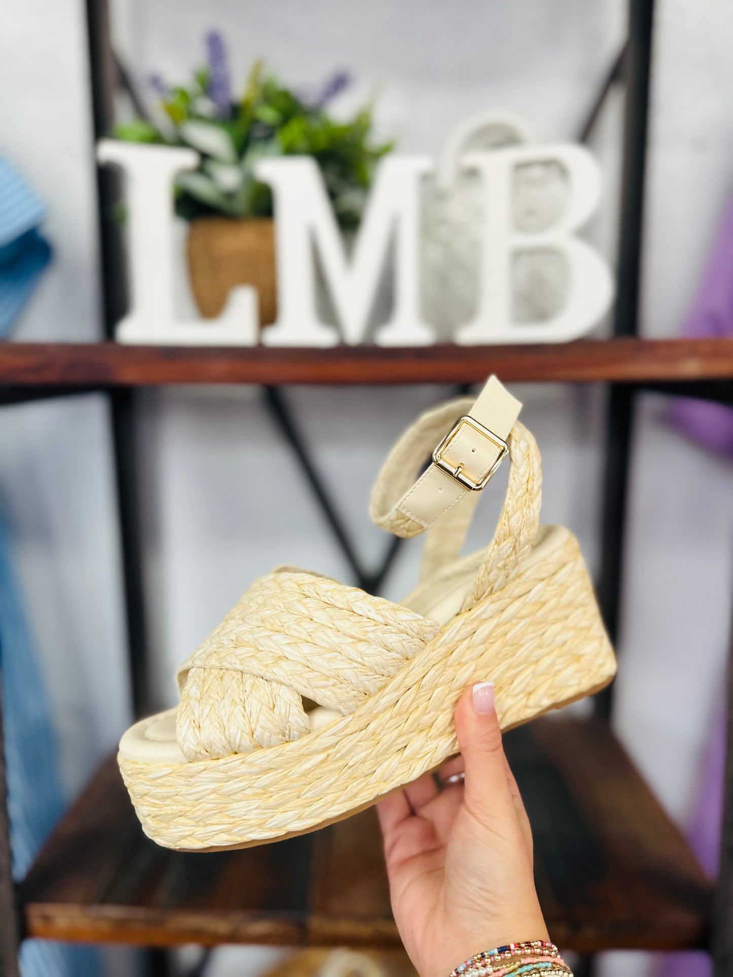 The Kerry Woven Platform Wedge