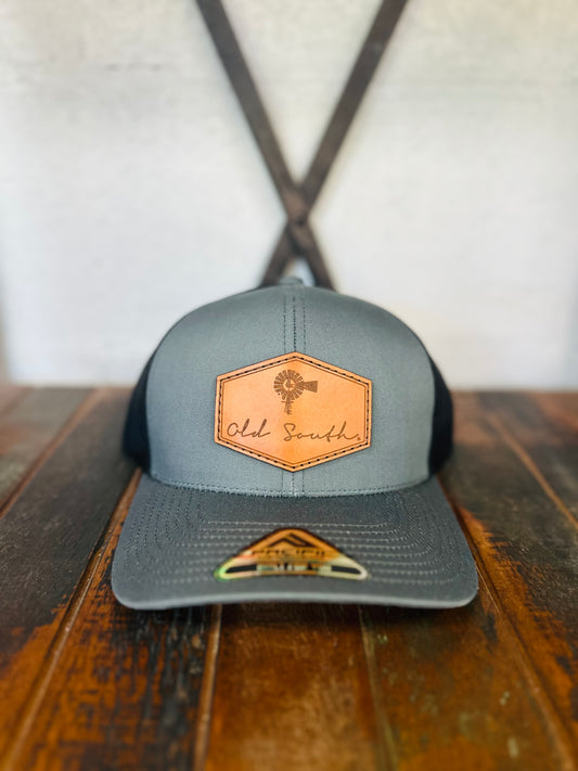 Signature Leather Patch Trucker Hat