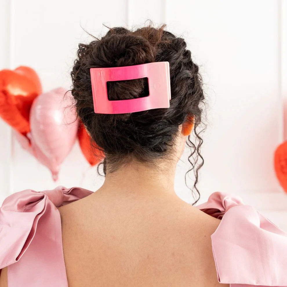Kiss & Tell Rectangle Flat Hair Clip