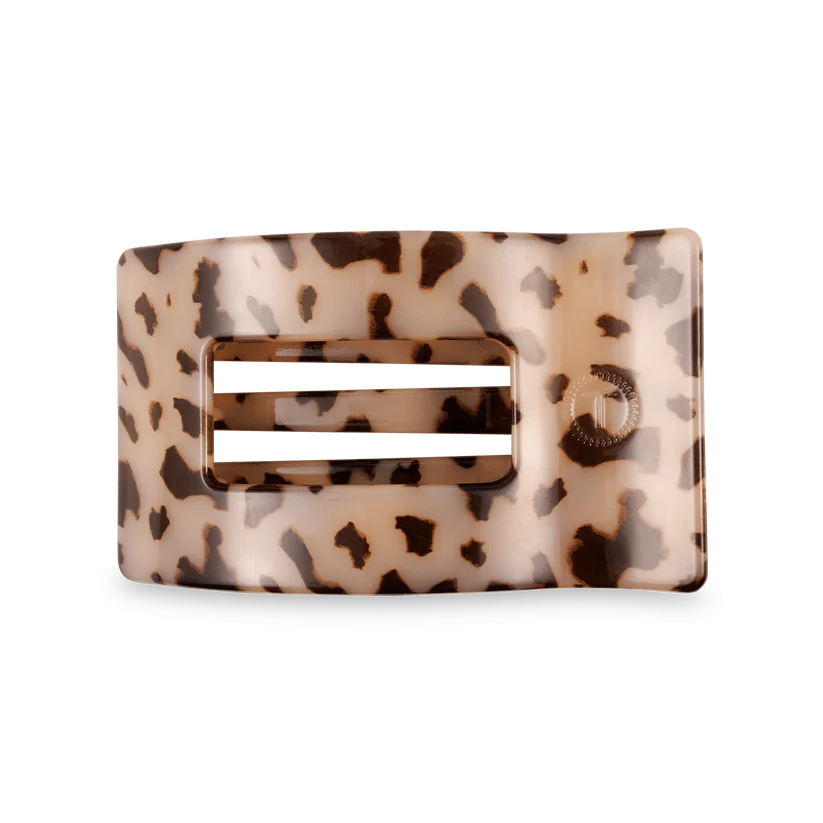Blonde Tortoise Rectangle Flat Hair Clip