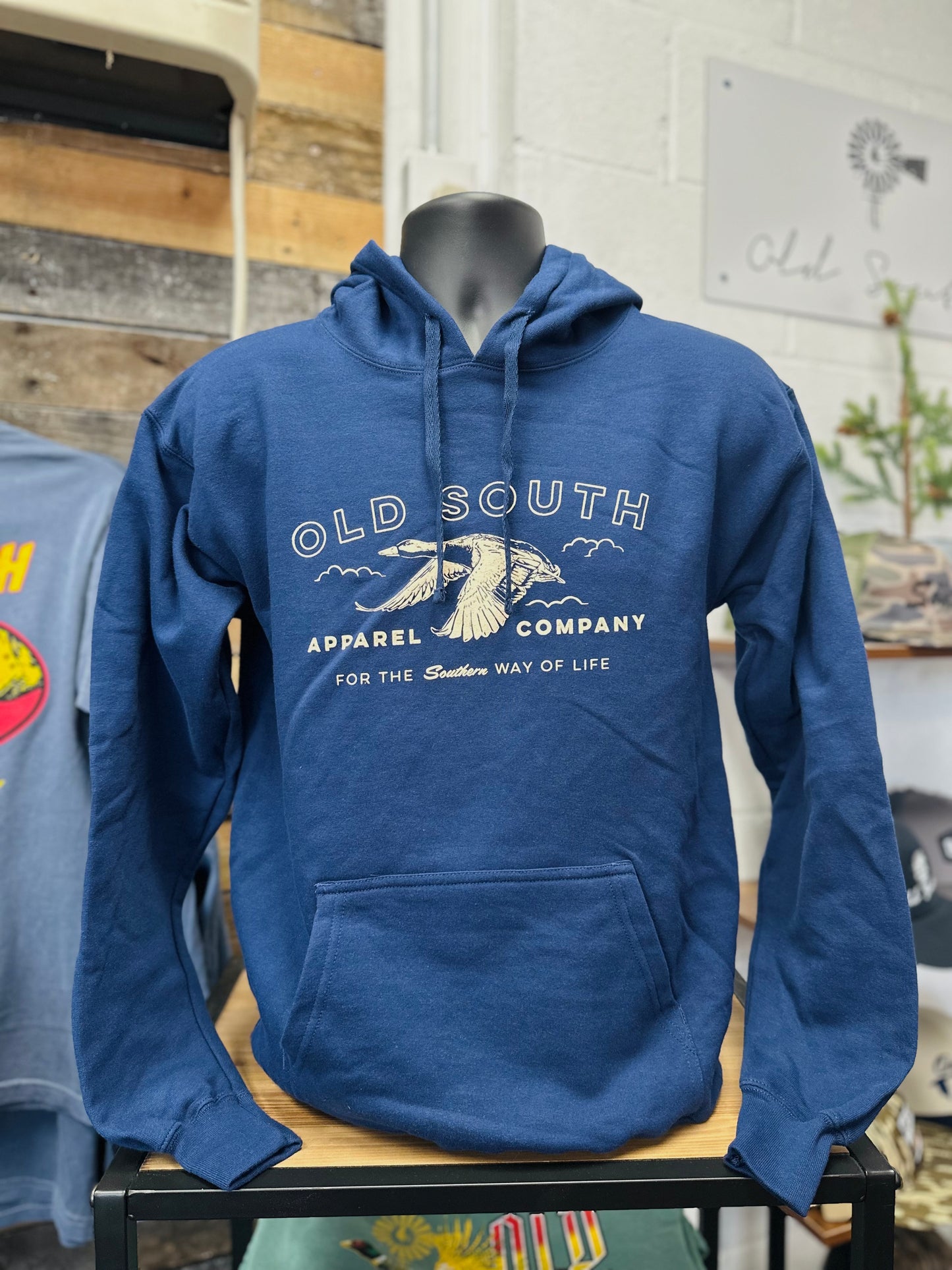 Flying Duck Navy Hoodie