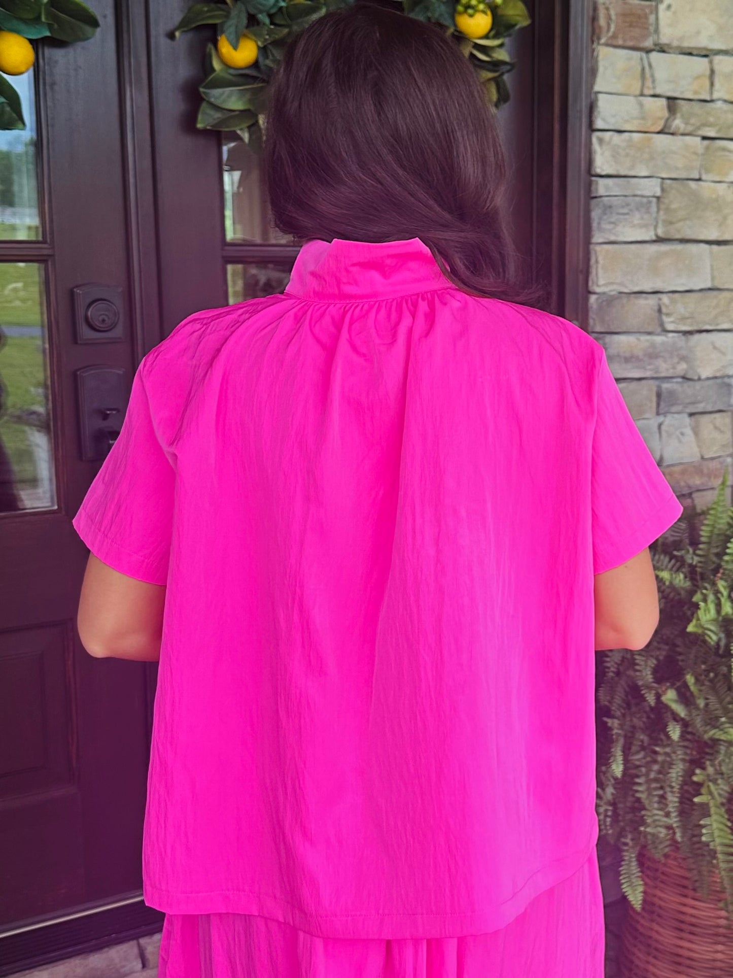 The Rosie Pink Top + Skirt Set